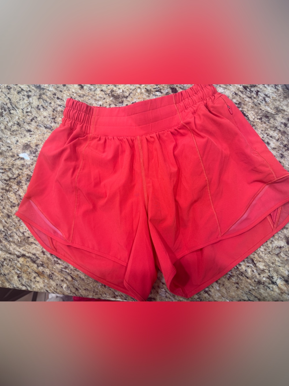 lululemon athletica Red Women's hottie hot Athletic Shorts